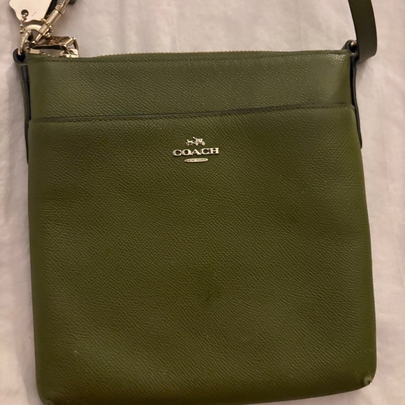 Coach green crossbody bag - Picture 1 of 9